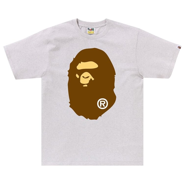

Футболка BAPE Big Ape Head Tee, серый