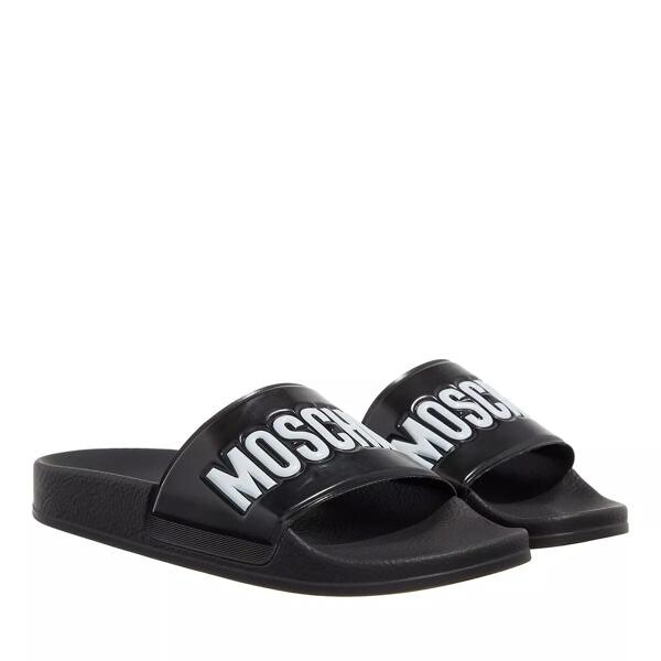 

Сандалии sabotd pvc nero logo Moschino, черный