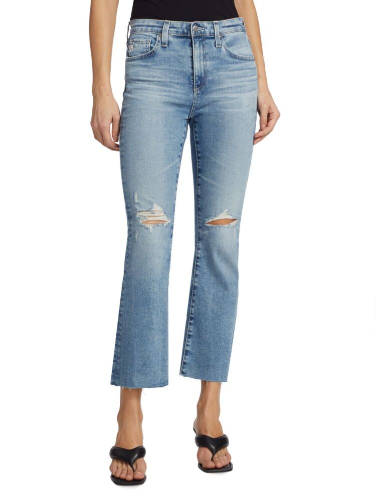

Джинсы Farrah Bootcut с высокой посадкой Ag Jeans, синий