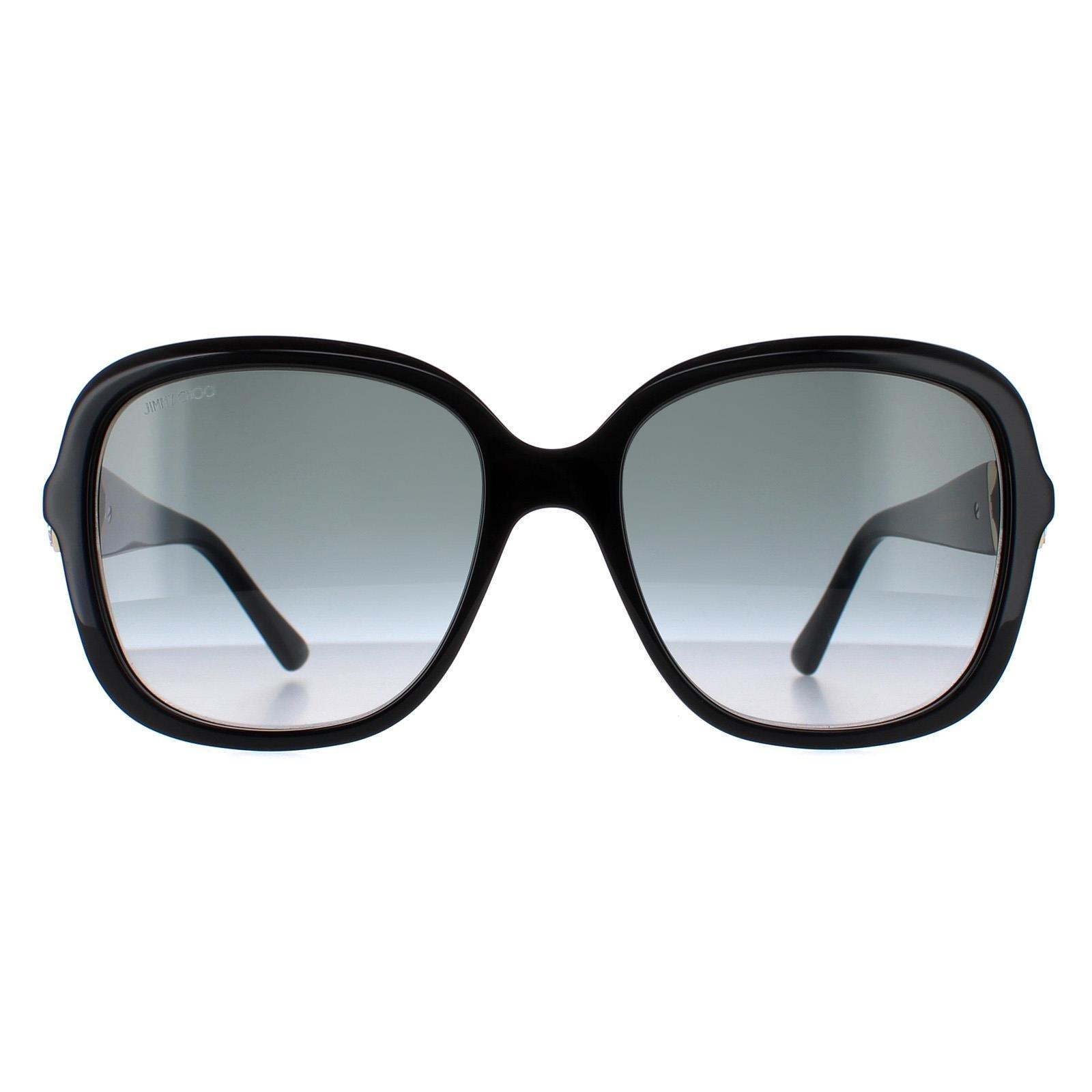 Квадратный Черный Темно-Серый Градиент SADIE/S Jimmy Choo, черный солнцезащитные очки jimmy choo sonny s 9f6