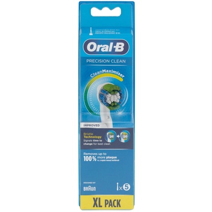 Oral-B Precision Clean, 5 сменных насадок Oral B 9 насадок precision clean с технологией cleanmaximiser oral b