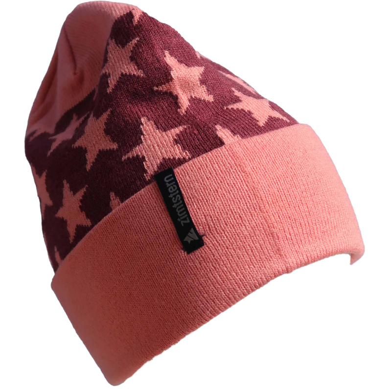 Шапка-бини Starz Urban Zimtstern, красный корейская версия шерстяная шапка женская осенне зимняя с шарфом цельная шапка милая шерстяная пушистая утепленная теплая вязаная шапка