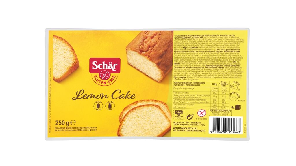 

Лимонный кекс - Лимонный кекс 250г Schär