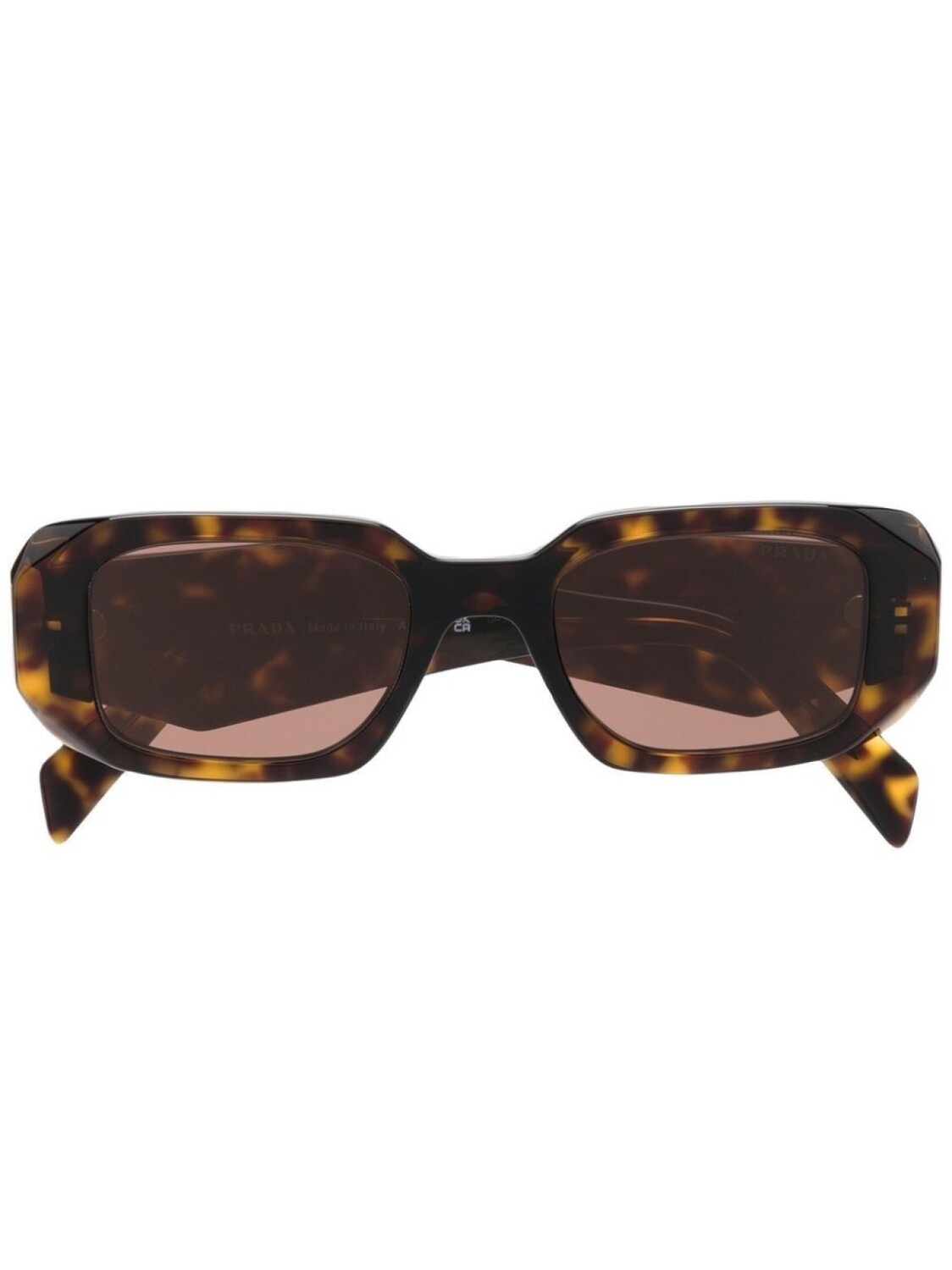 

Prada Eyewear солнцезащитные очки в оправе черепаховой расцветки, коричневый