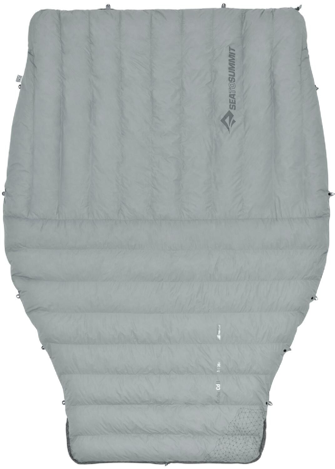 

Пуховое одеяло Cinder II 35F Sea to Summit, серый