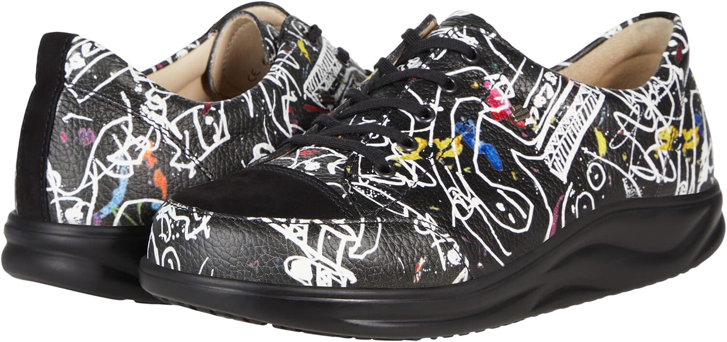 

Кроссовки Ikebukuro Finn Comfort, цвет Black Multi/Schwarz Doodle/Nubuck
