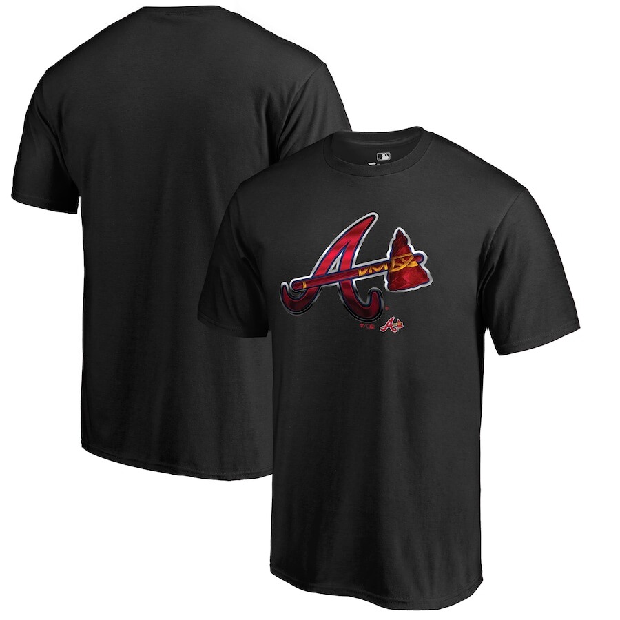 

Футболка с коротким рукавом Fanatics Branded Atlanta Braves, черный