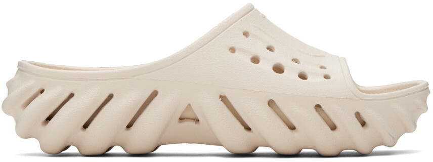 

Бежевые шлепанцы Echo Crocs