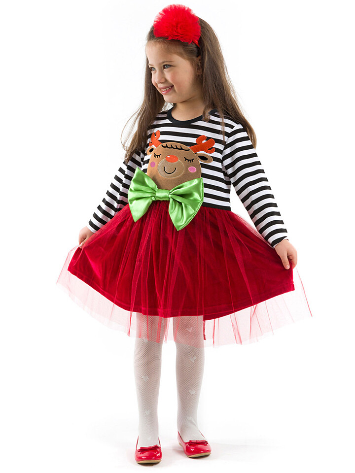 

Платье Denokids New Year Chic, белый
