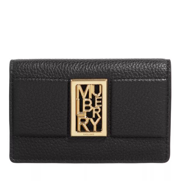 

Кошелек sadie card wallet classic grain Mulberry, черный