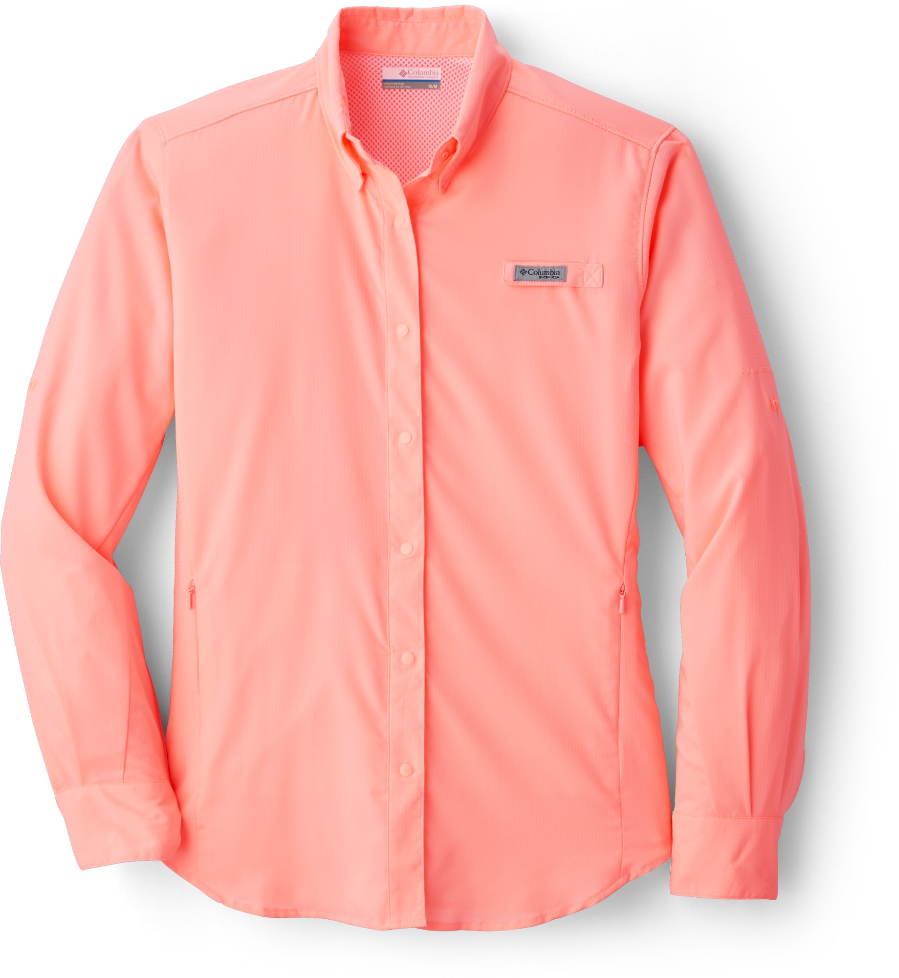рубашка columbia big Рубашка с длинным рукавом PFG Tamiami II — женская Columbia, оранжевый