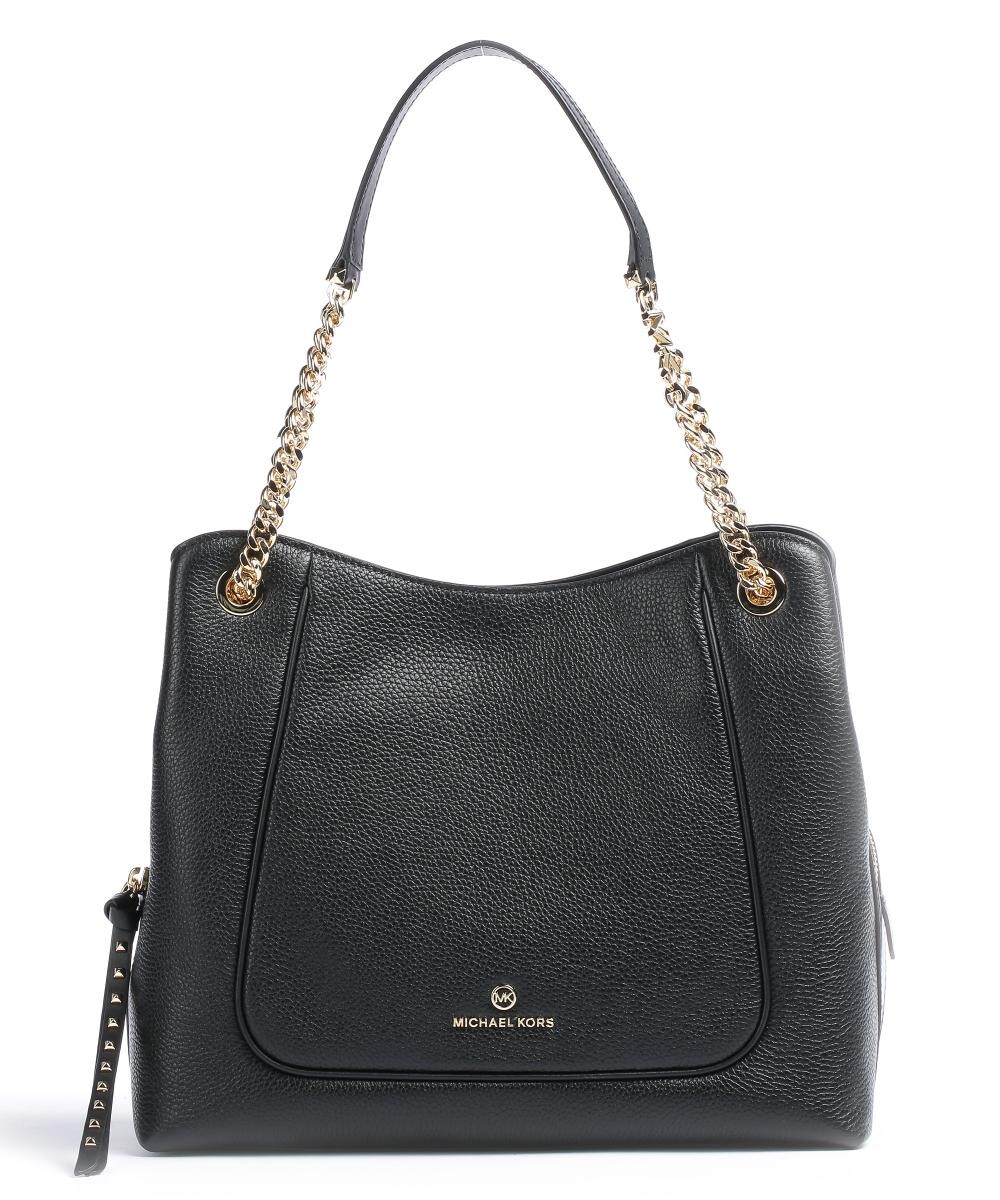 

Сумка-ведро Piper из зернистой яловой кожи Michael Kors, черный