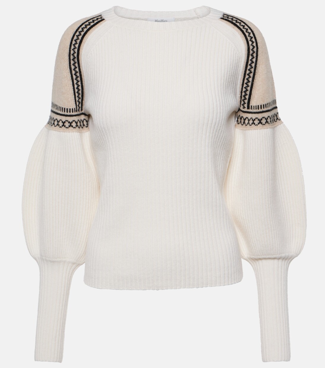 

Свитер cosetta из шерсти и кашемира Max Mara, белый