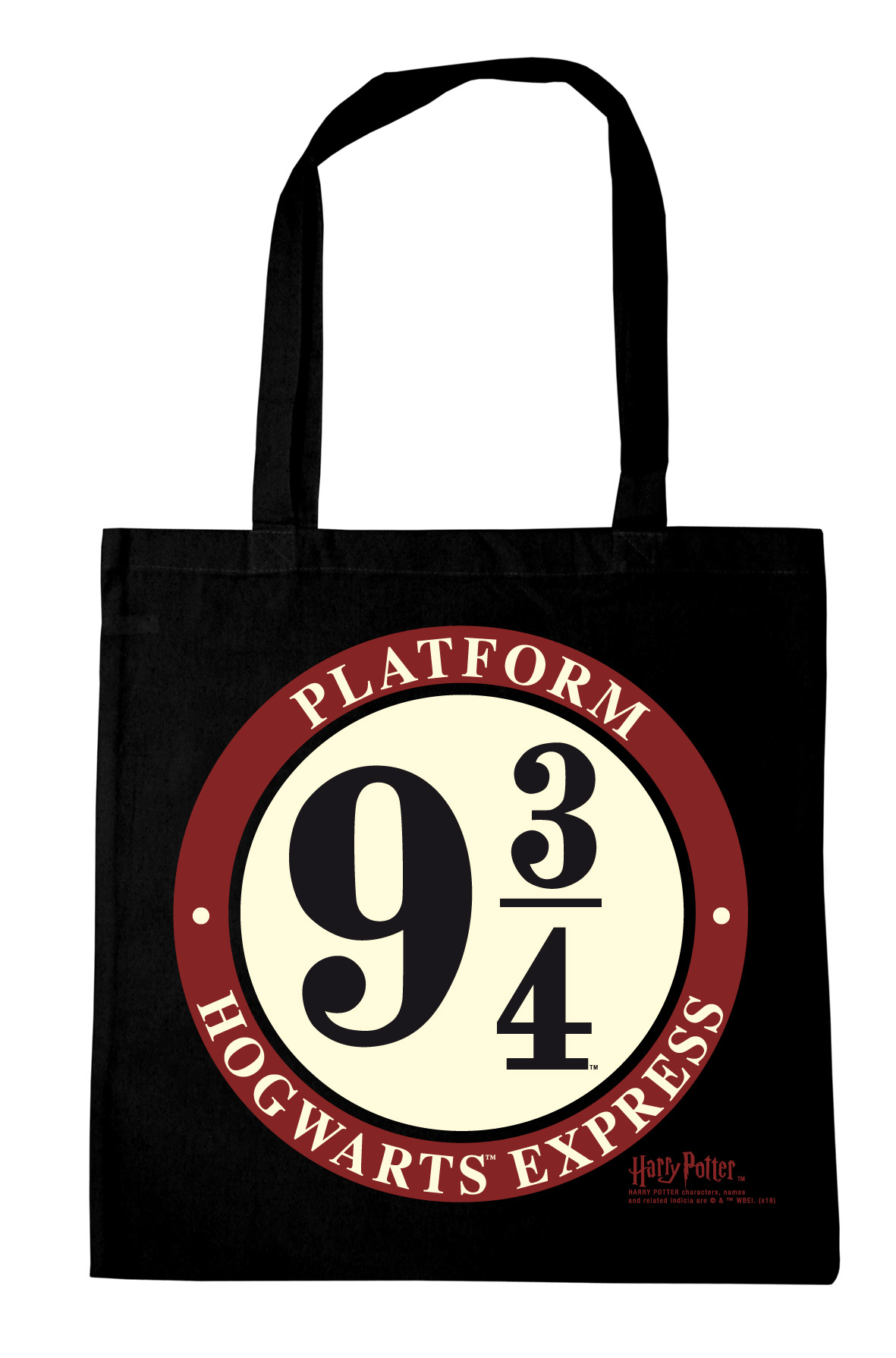 часы harry potter platform 9 3 4 настольные Сумка через плечо Logoshirt Baumwolltasche Harry Potter Platform 9 3/4, черный