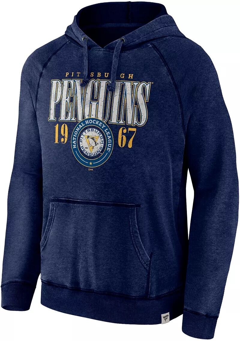 

Темно-синий пуловер с капюшоном NHL Pittsburgh Penguins Vintage Snow Wash