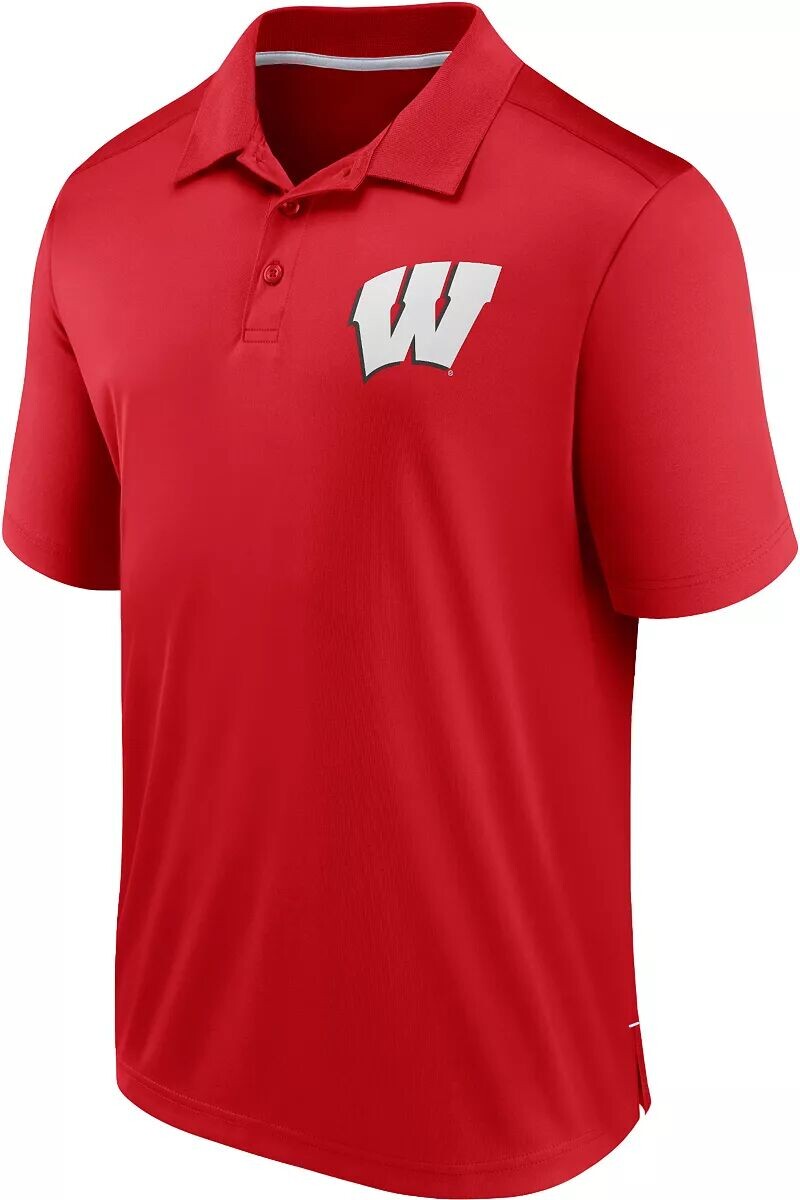 

Мужская красная футболка-поло NCAA Wisconsin Badgers, Красный