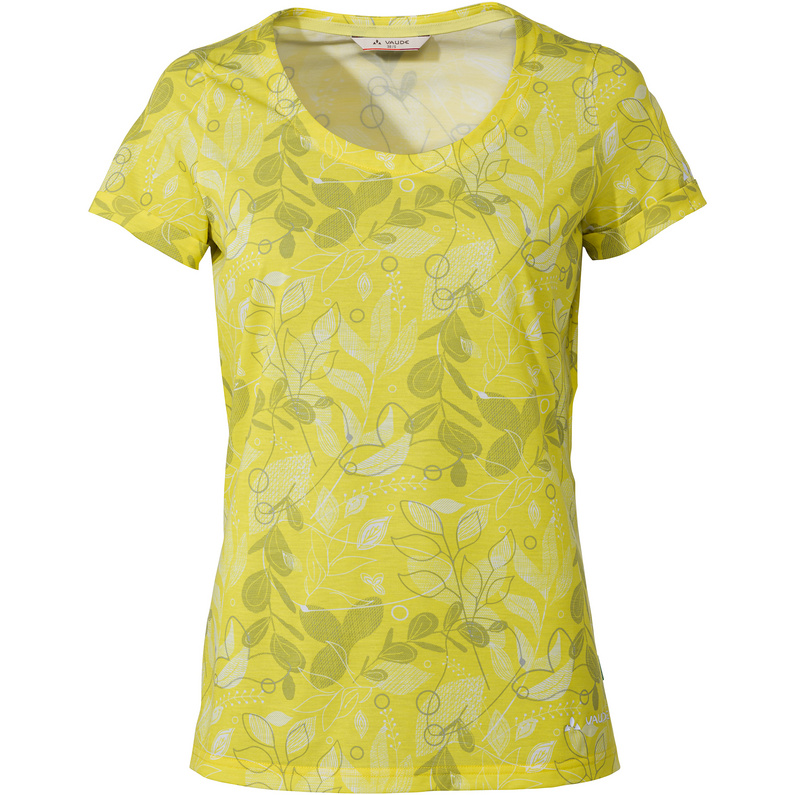Женская футболка Skomer Aop Vaude, желтый