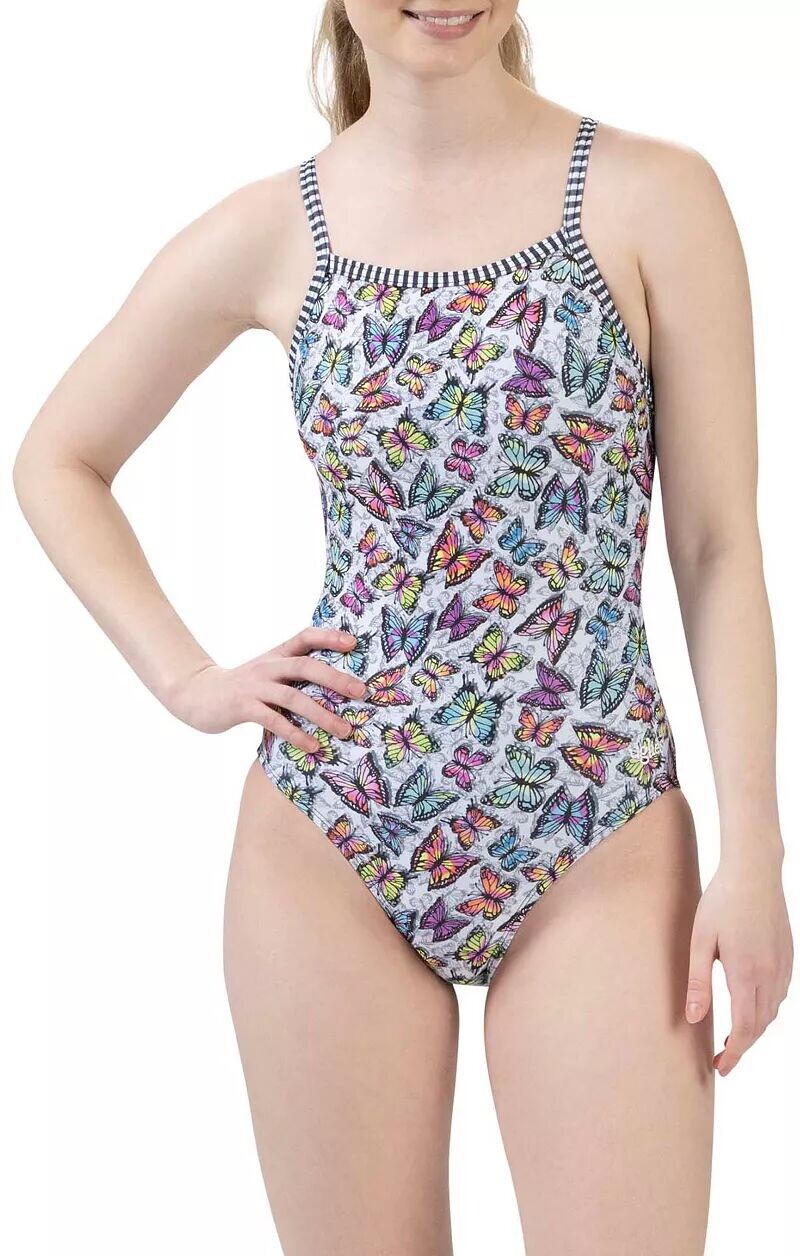 

Женский цельный купальник Uglies Fly Away Dolfin с принтом