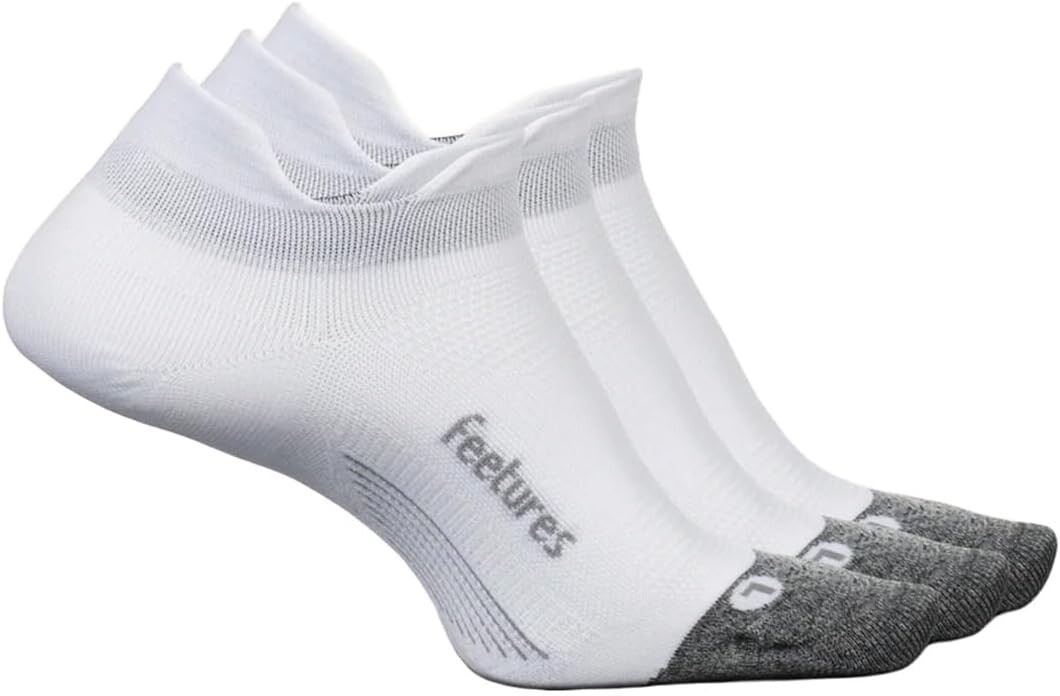 

Elite Max Cushion No Show Tab, набор из 3 пар Feetures, белый