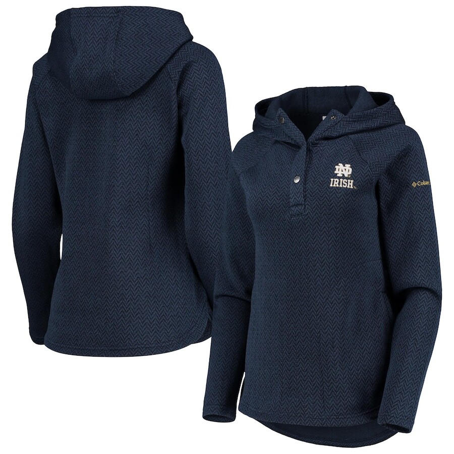 

Пуловер с капюшоном Columbia Notre Dame Fighting Irish, нави