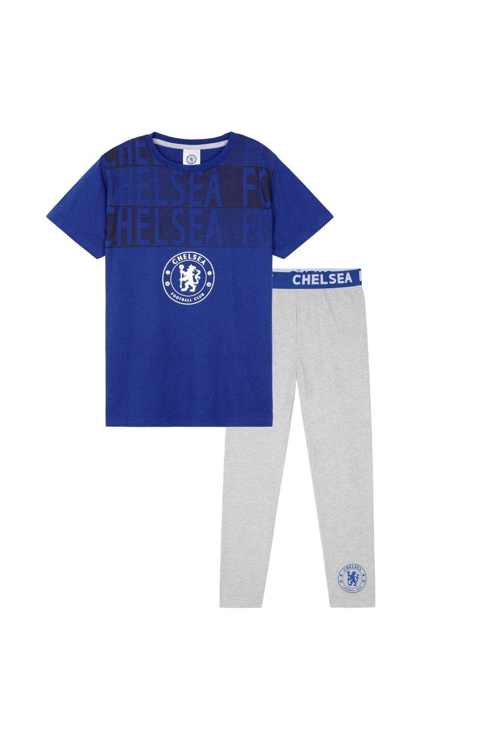 Пижамный комплект — брюки и футболка Chelsea FC, мультиколор
