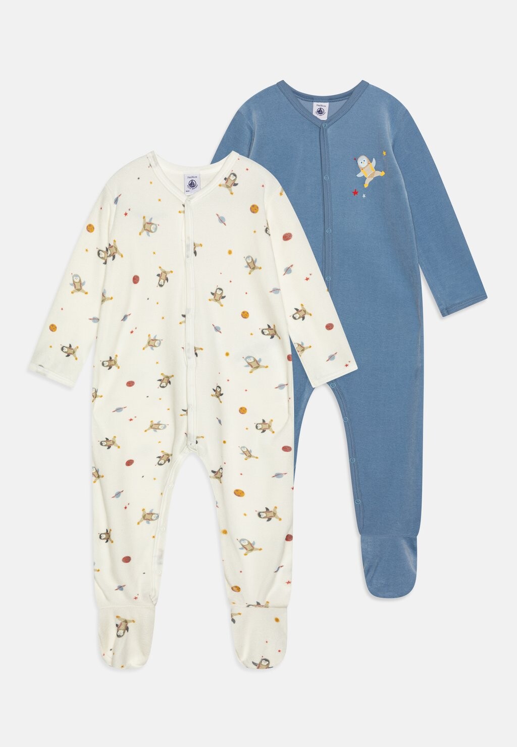 

Комбинезон BABY UNISEX 2 PACK Petit Bateau, разноцветный