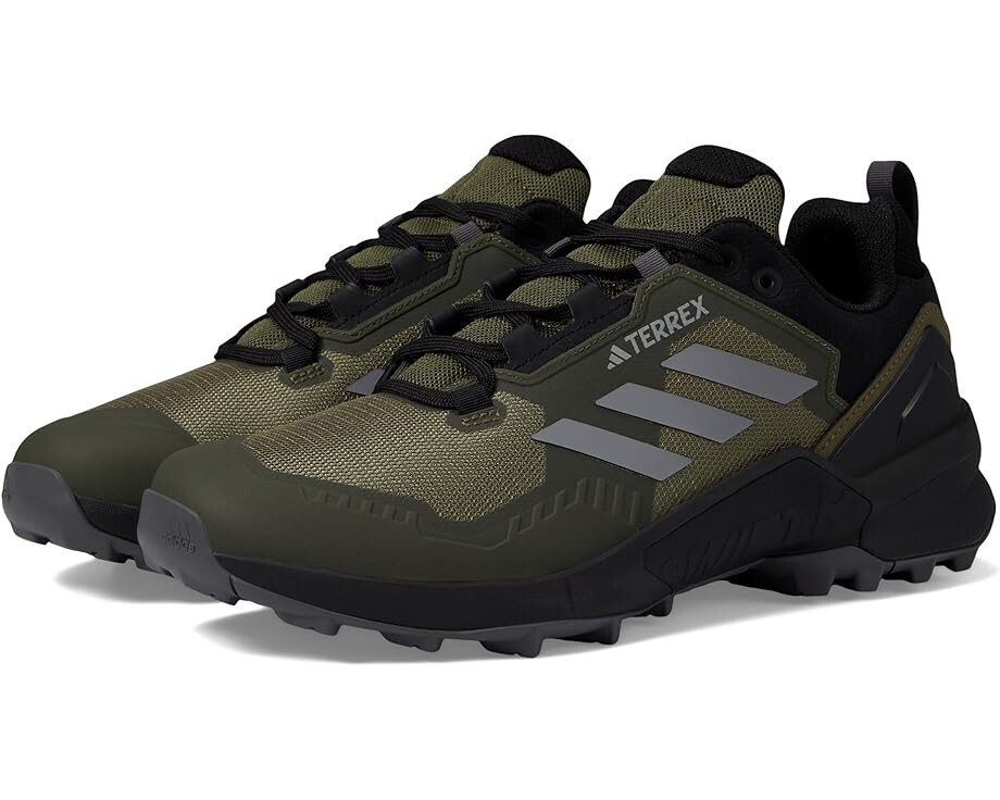 

Походные ботинки Adidas Terrex Swift R3, цвет Focus Olive/Grey/Black