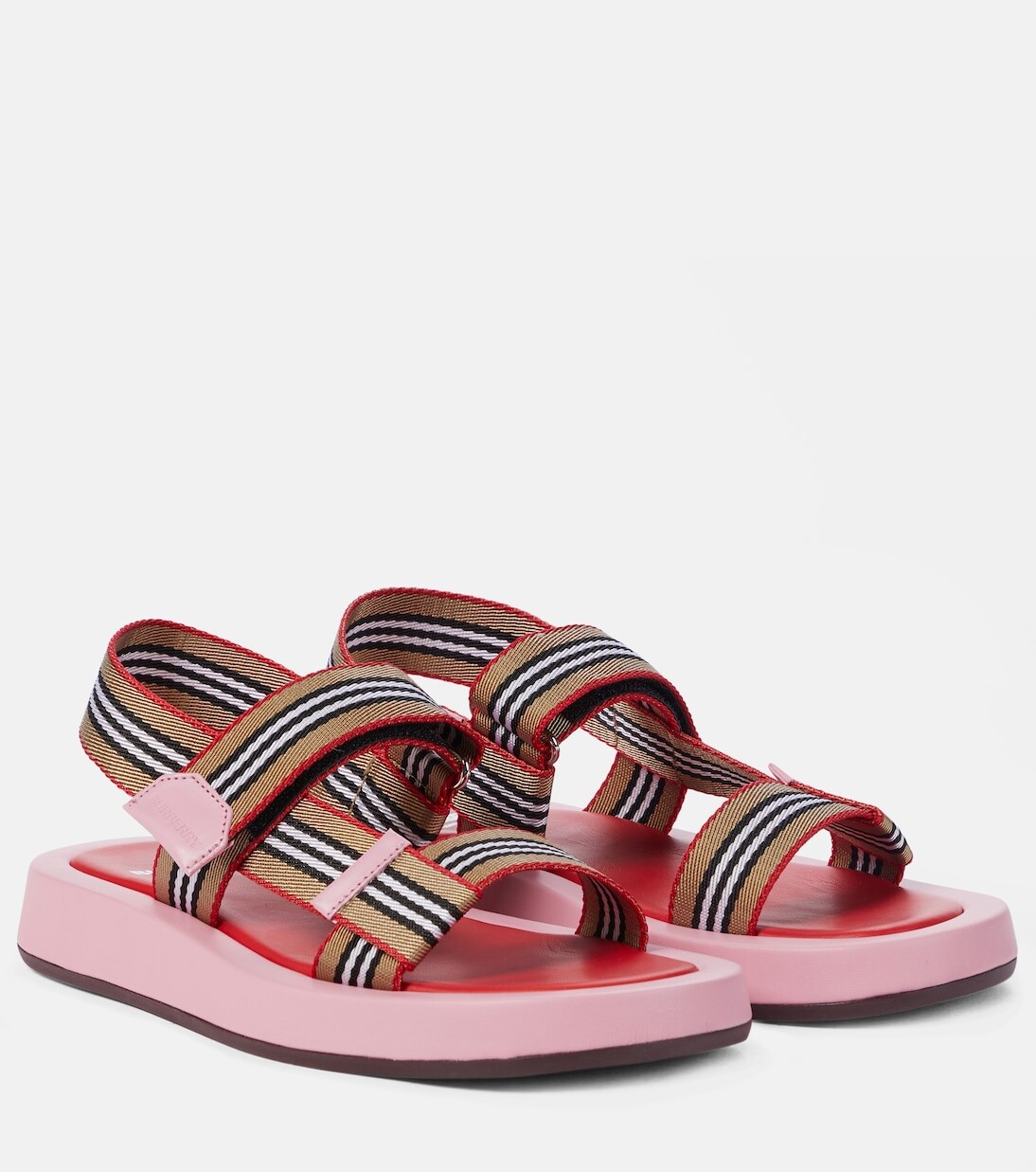 

Сандалии icon stripe Burberry, розовый