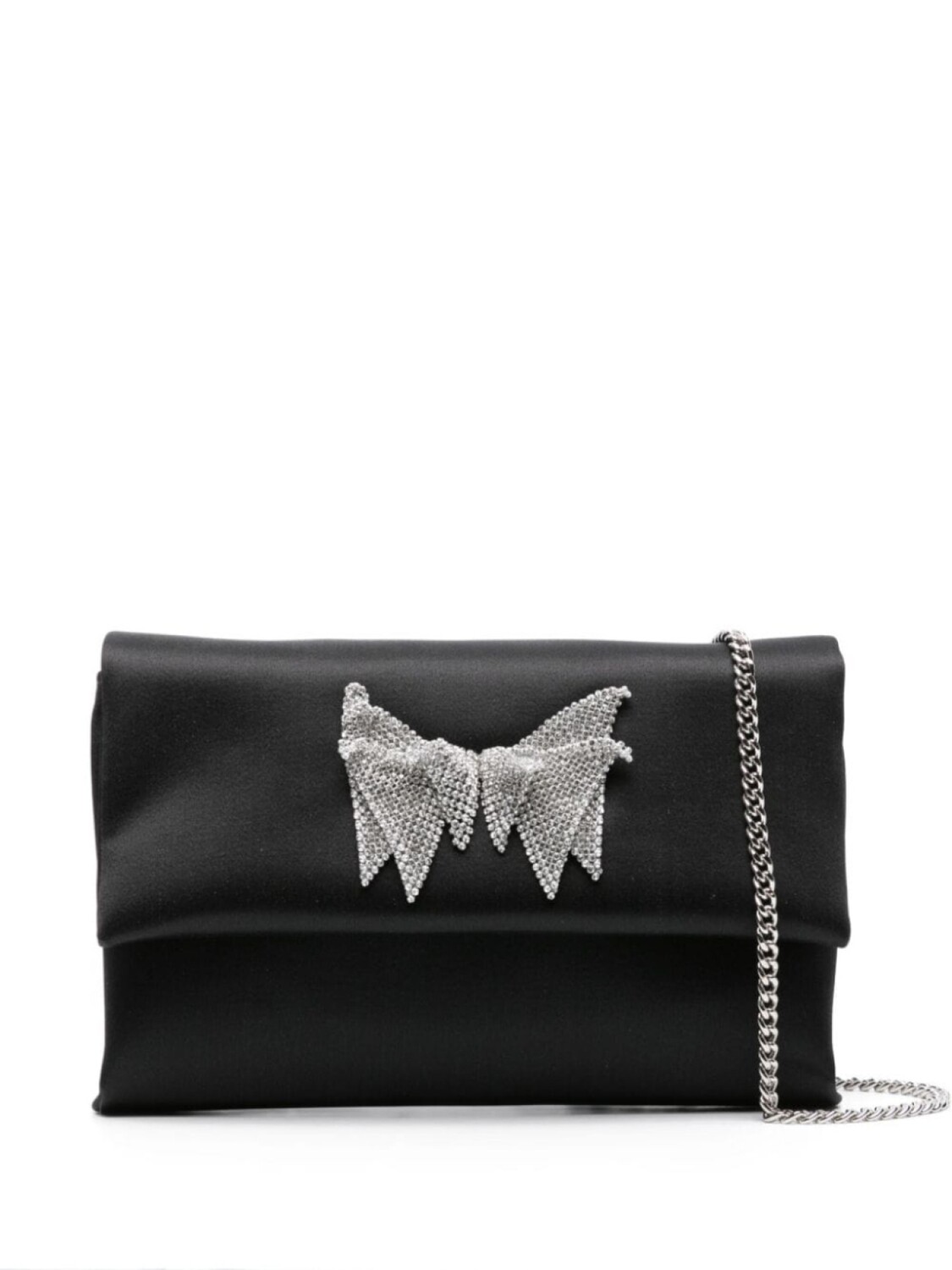 

Casadei шелковая сумка через плечо Butterfly, черный
