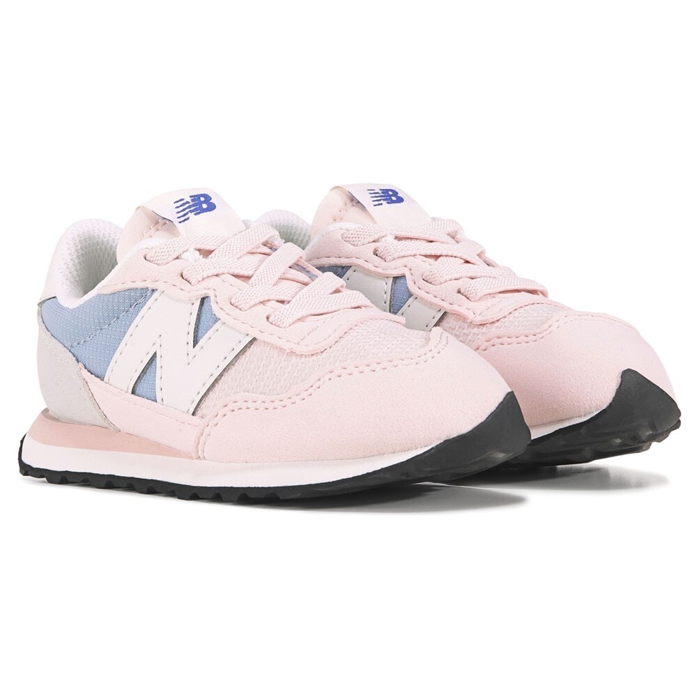 

Детские кроссовки без шнуровки 237 в стиле ретро для малышей New Balance, розовый