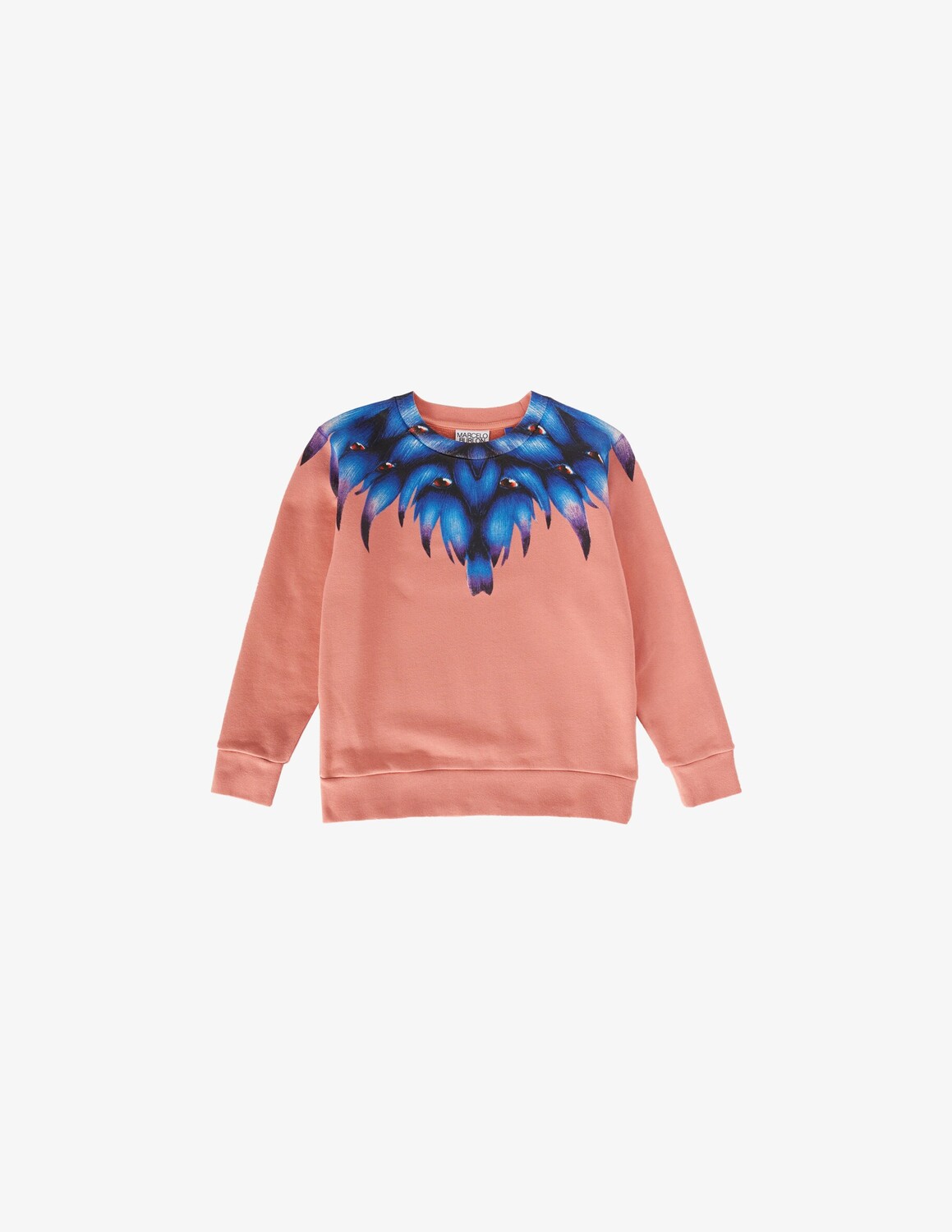 

Хлопковая толстовка Monster синего цвета Marcelo Burlon, разноцветный