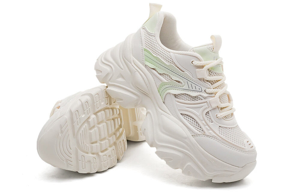 

Кроссовки WARRIOR Chunky Sneakers Women's Low-top Mi/light Green, зеленый