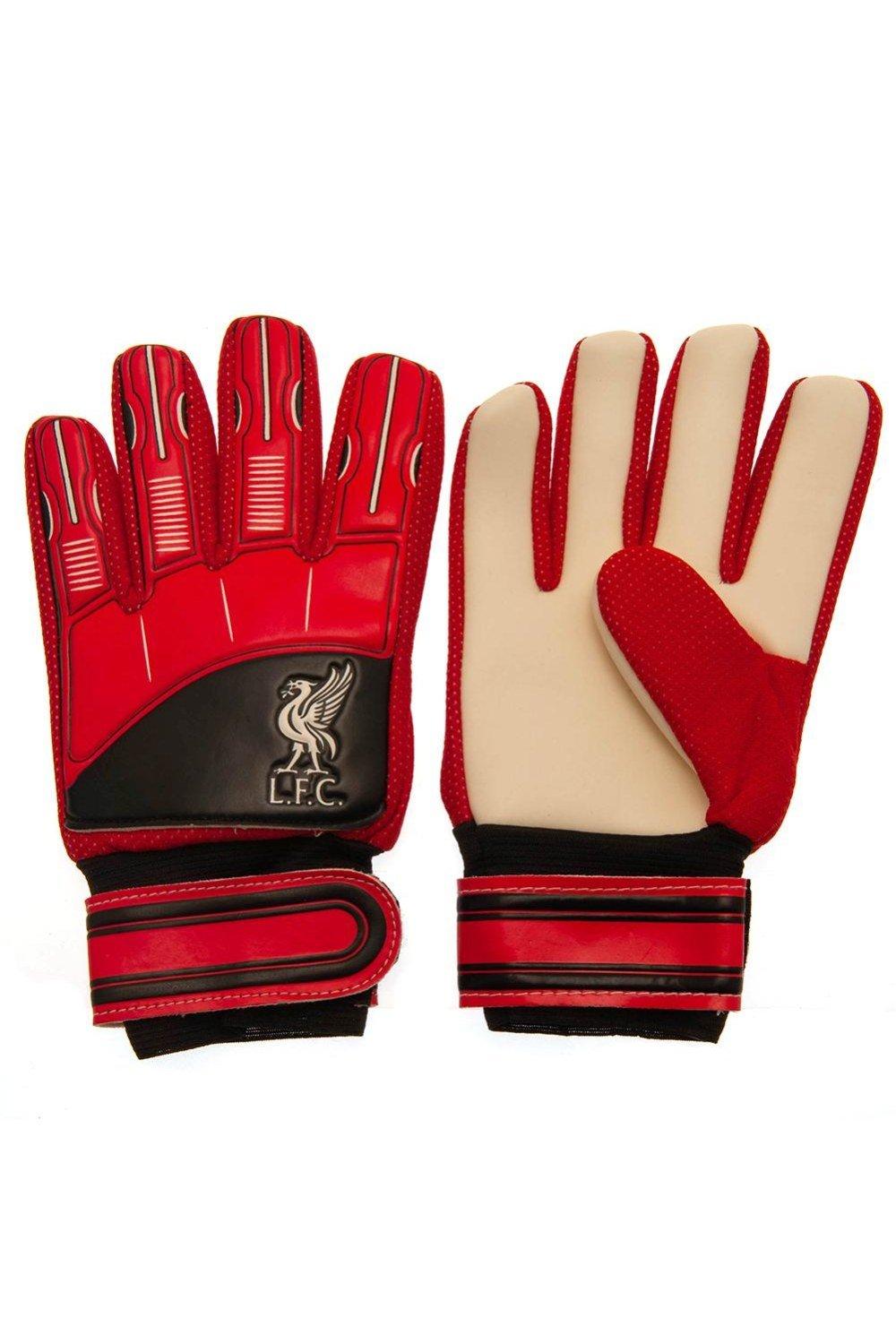 Дельта вратарские перчатки Liverpool FC, красный перчатки вратарские demix красный