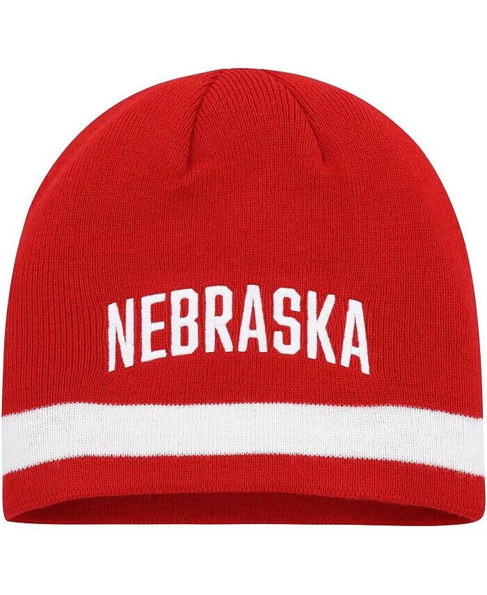 

Мужская шапка-бини Scarlet Nebraska Huskers с надписью Adidas, красный
