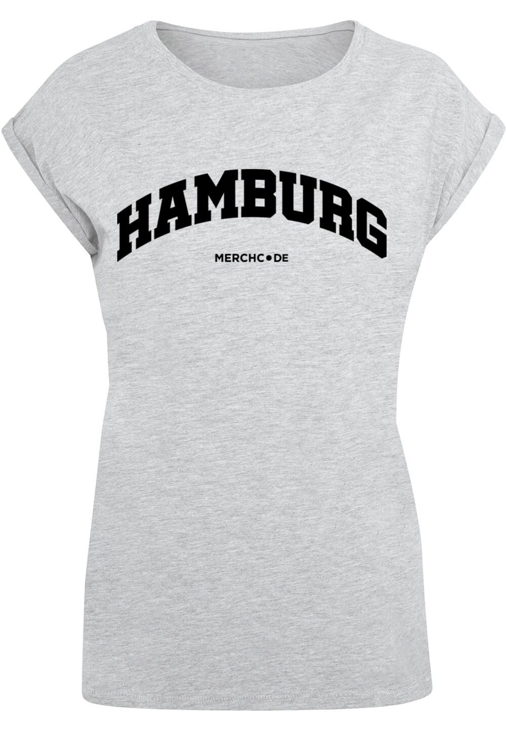 Рубашка Merchcode Hamburg, пестрый серый