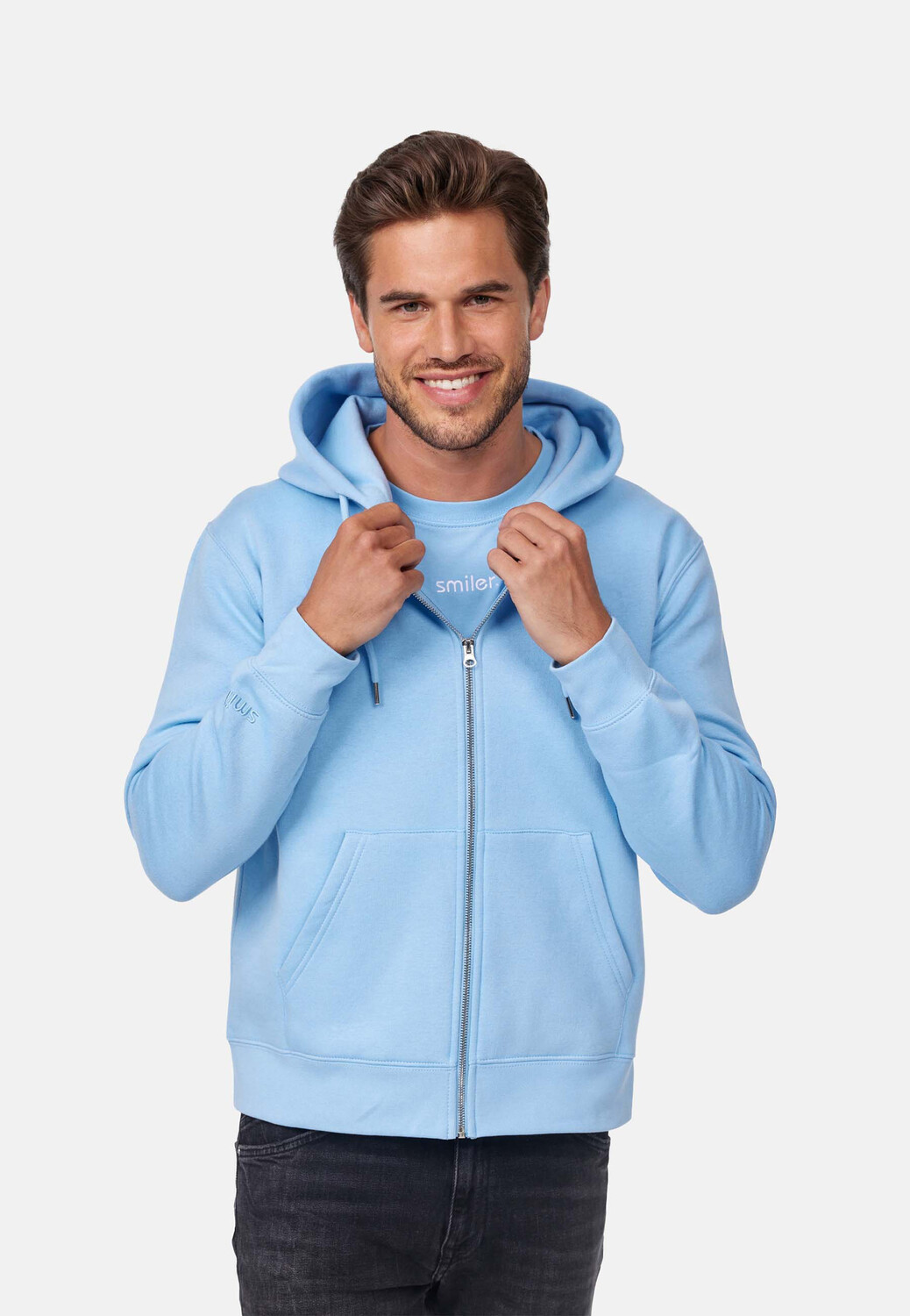 

Толстовка smiler. Kapuzenjacke grin., синий