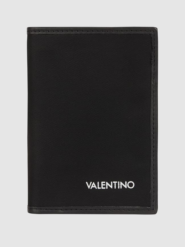Кошелек с контрастной отделкой - RFID-блокировка Valentino, черный