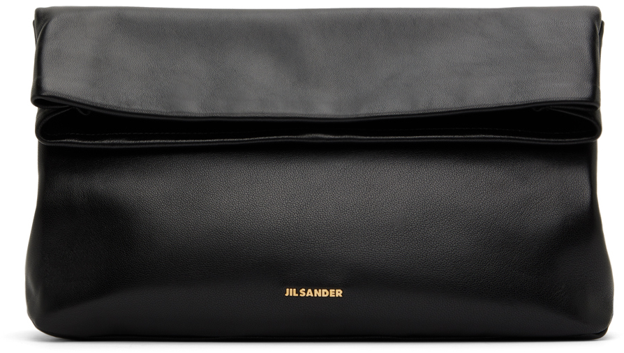 Черная сумка для ланча Jil Sander, цвет Black фотографии