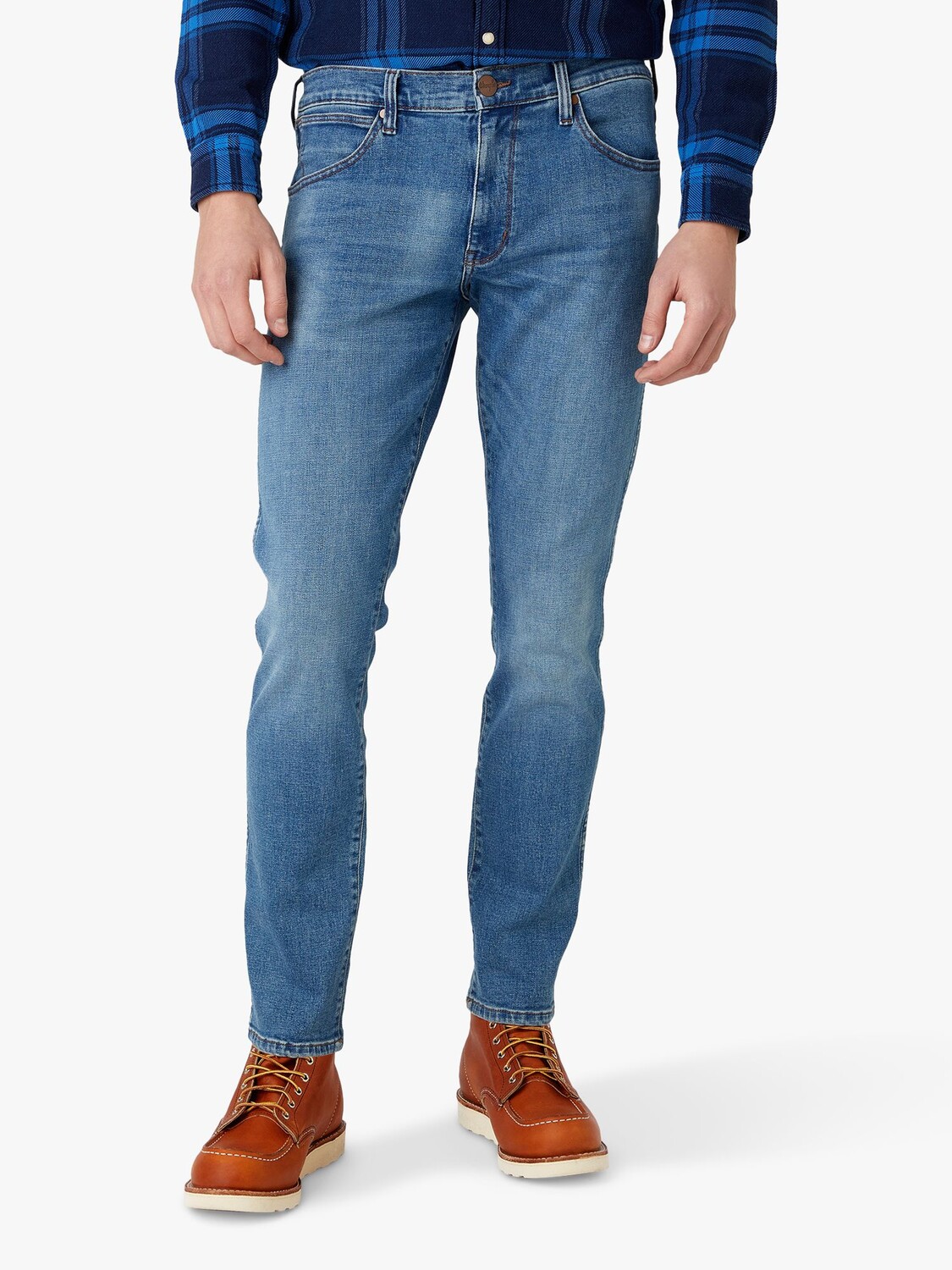 

Джинсы узкого кроя Wrangler Larston, синие