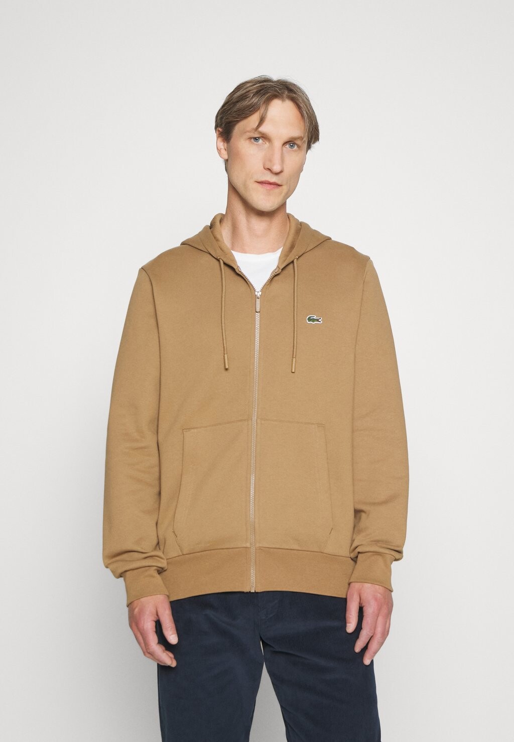 

Толстовка на молнии Lacoste, Коричневый