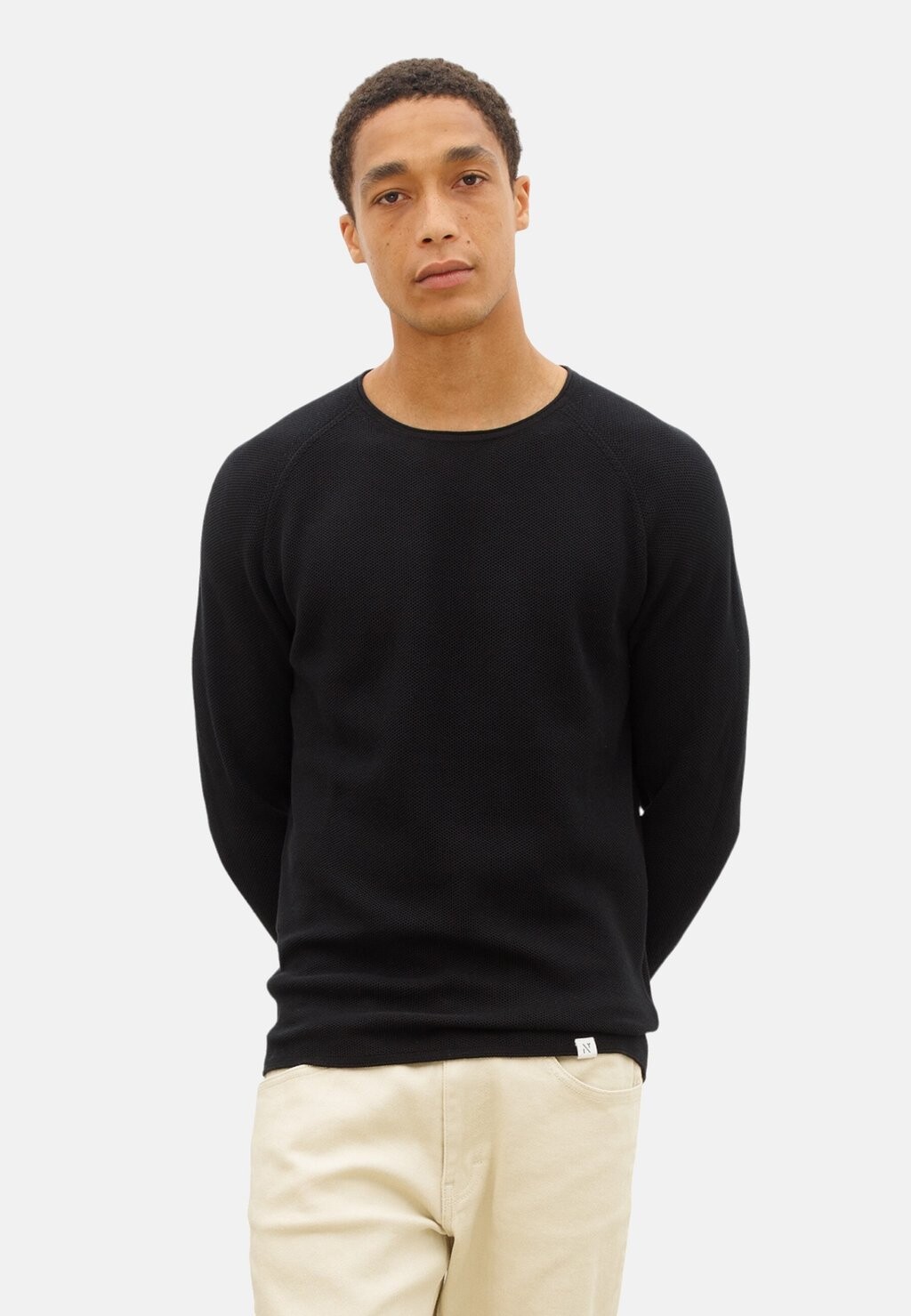 

Джемпер HONEYCOMB CREW NECK Nowadays, черный
