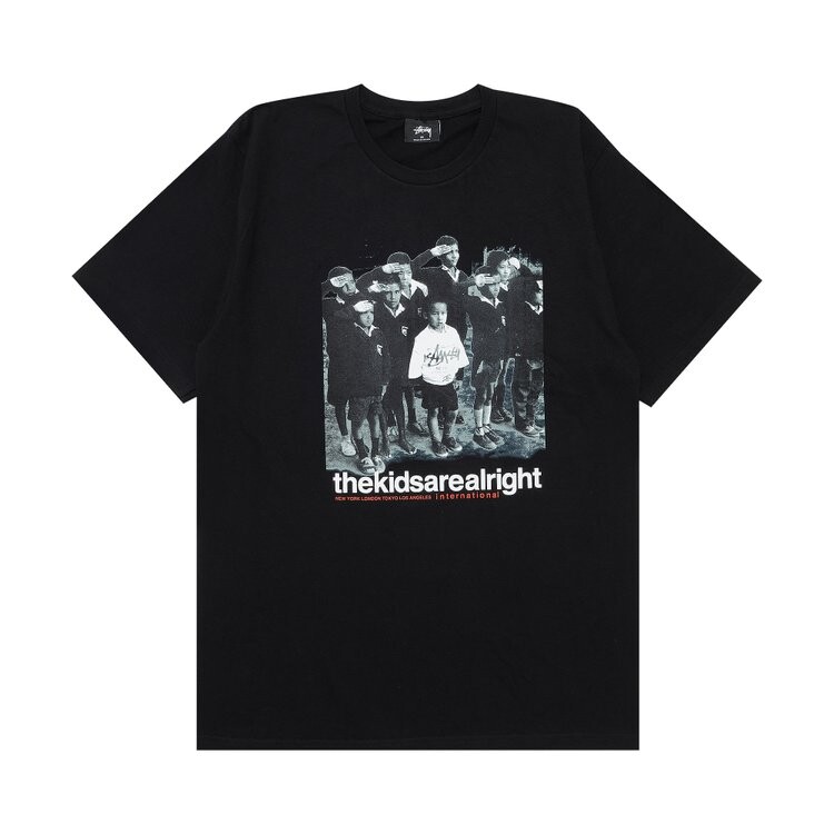

Футболка Stussy The Kids Are Alright 'Black', черный