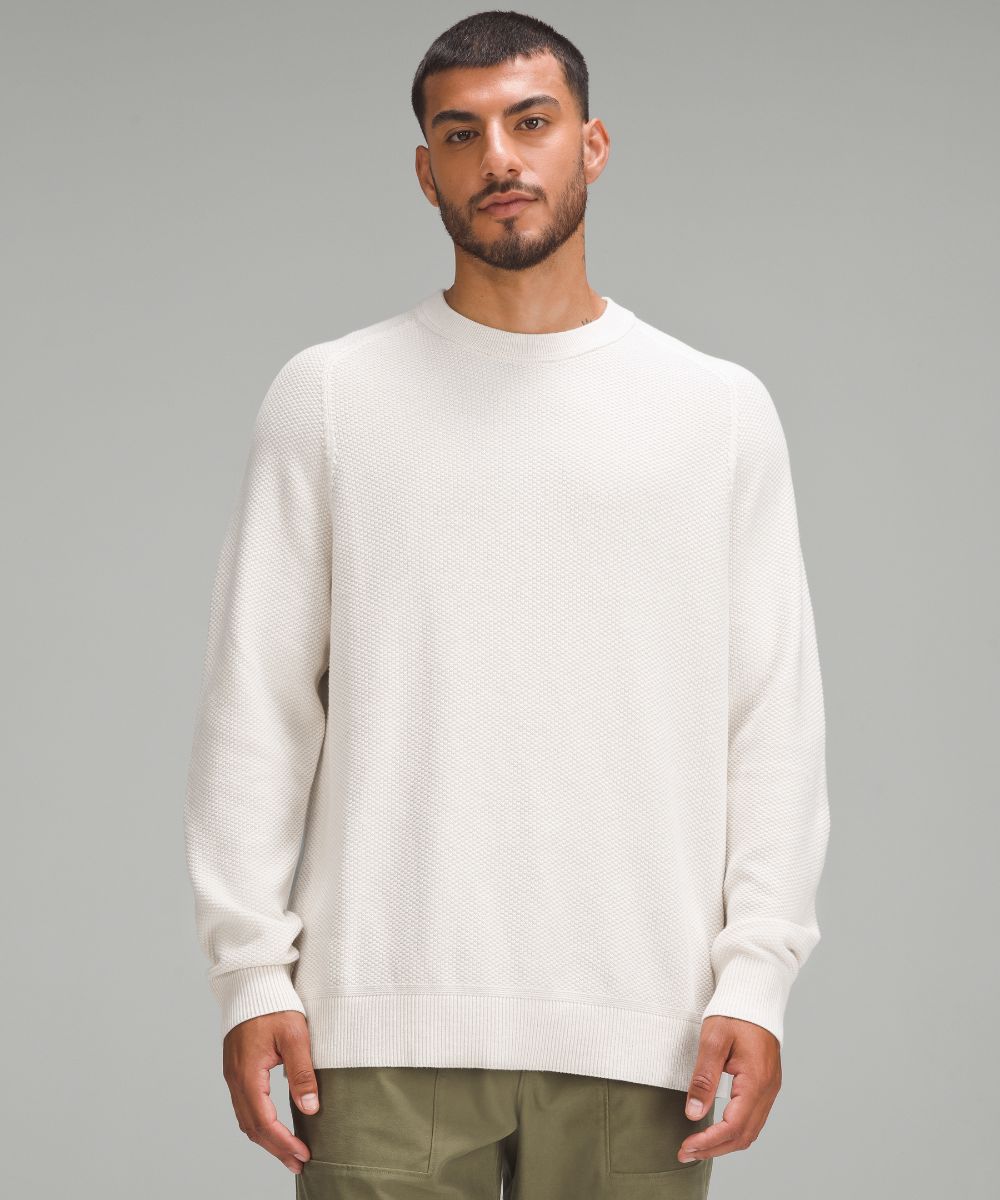 цена Текстурированный вязаный свитер с круглым вырезом Lululemon