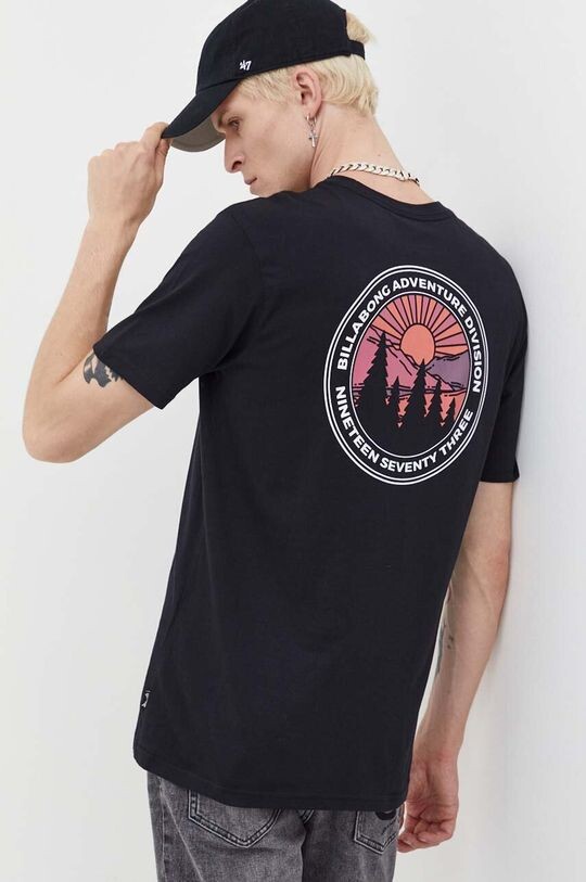 

Футболка из хлопка Billabong, черный
