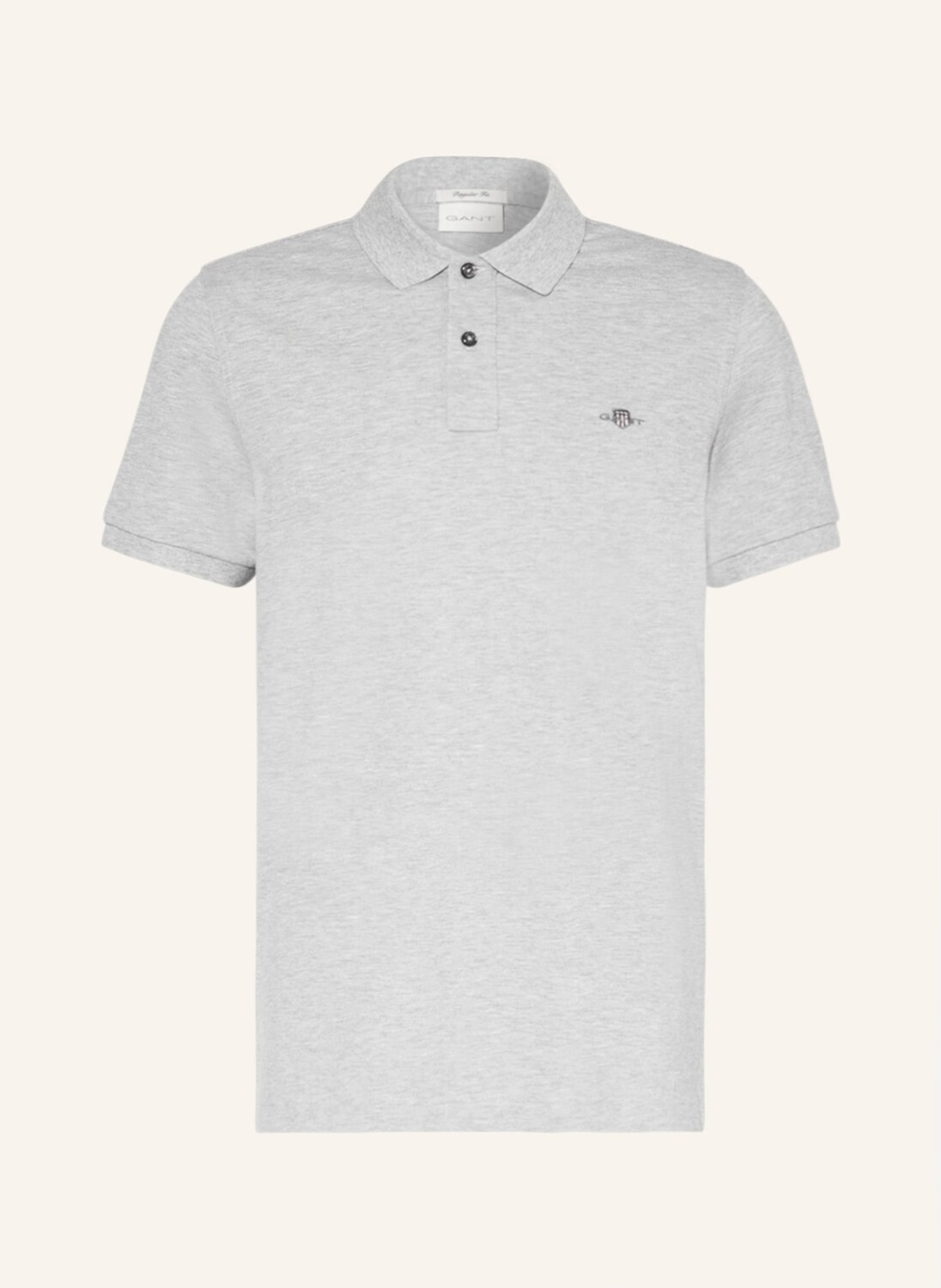 

Рубашка поло GANT Piqué Regular Fit, светло-серый