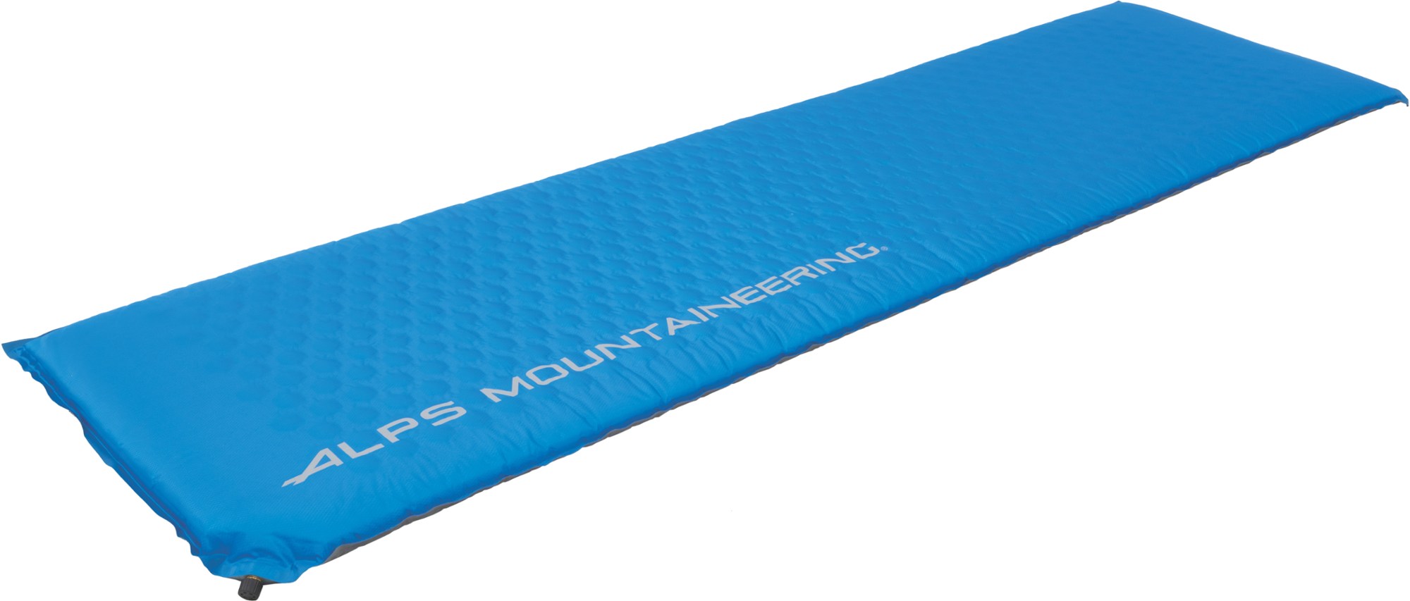 подушка туристическая самонадувающаяся 39 28 5 см Flexcore Air Pad — длинный ALPS Mountaineering, синий