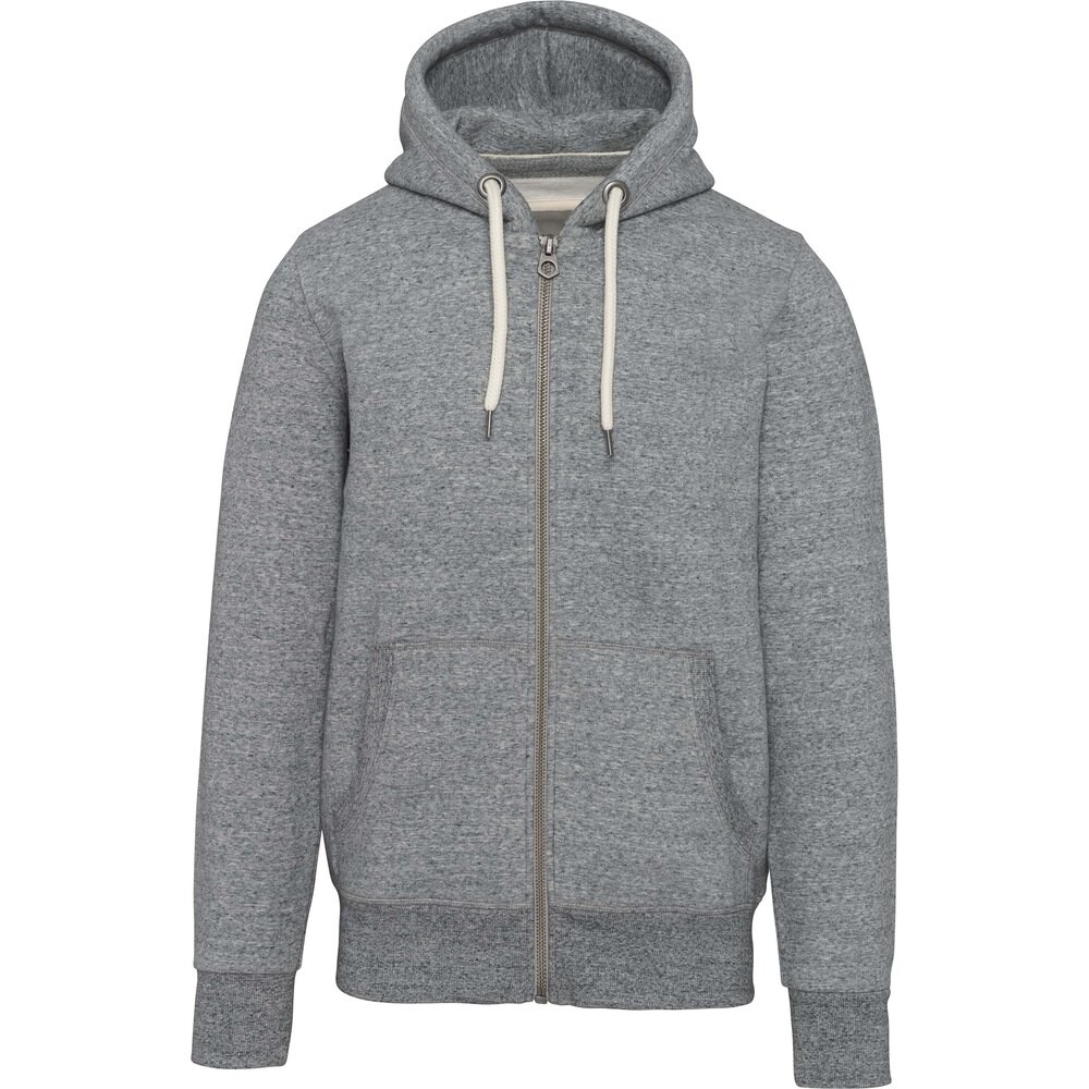 

Худи Kariban Zip-Up Vintage, серый