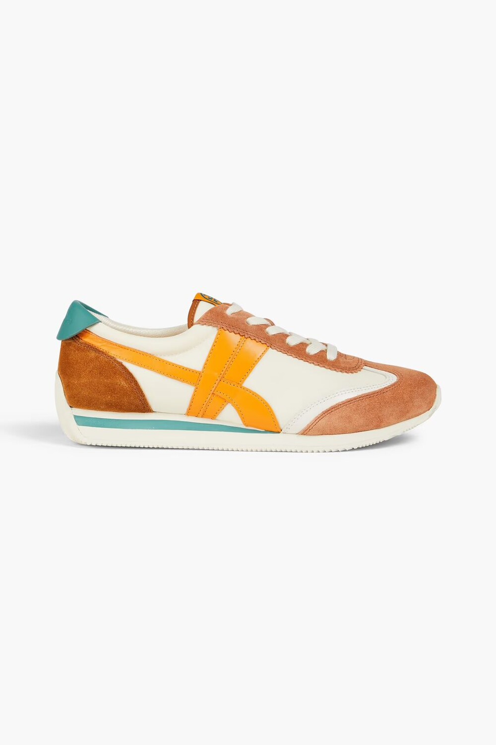

Кроссовки Hank из замши и кожи Tory Burch, оранжевый