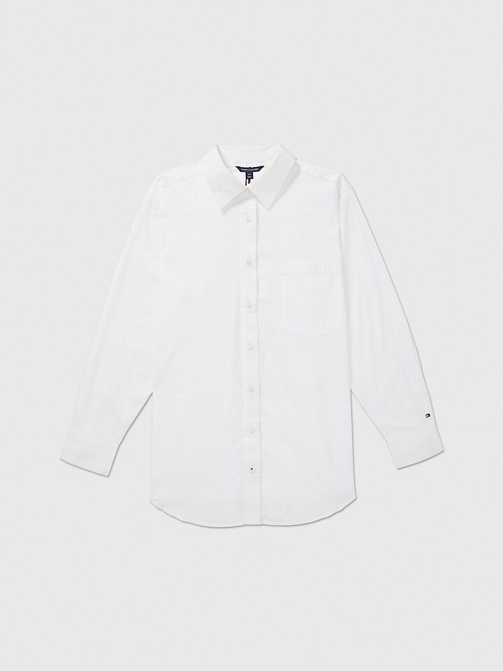 

Однотонная рубашка оверсайз Tommy Adaptive