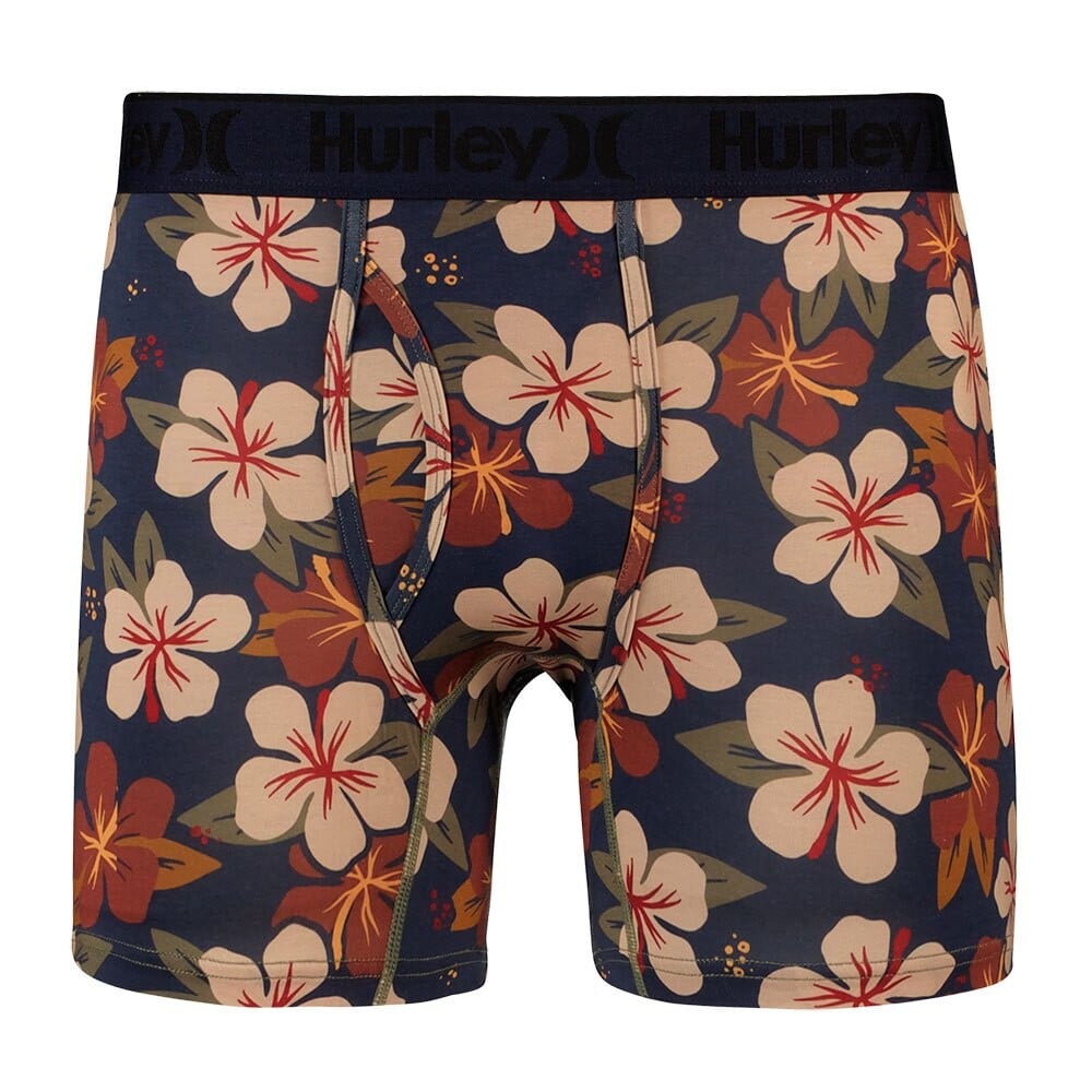 

Боксеры Hurley Supersoft Printed, синий